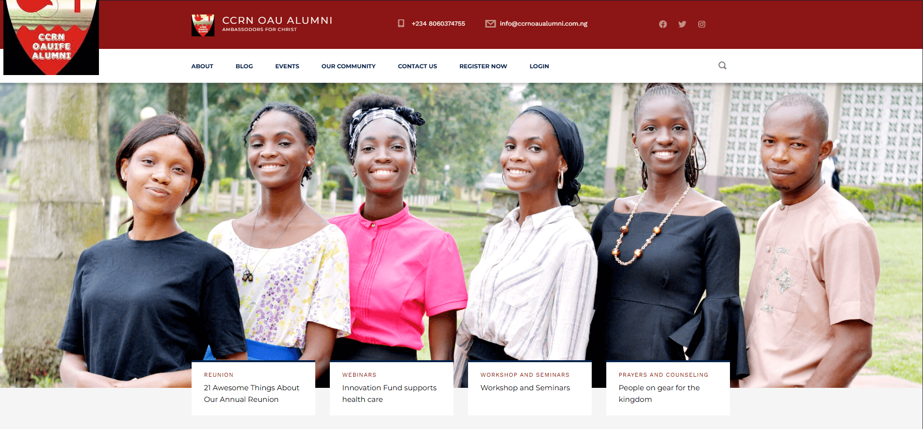 CCRN OAU Alumni product screenshot